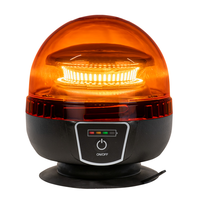 Balise d'avertissement magnétique rechargeable Shinemien KM-501R, 7 modes de clignotement, lumière stroboscopique LED sans fil avec ventouse, éclairage d'urgence