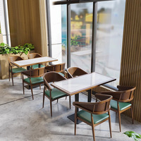 Banquette de restaurant commerciale de style chinois en bois massif, double banquette longue avec dossier en rotin, banquette de bar créative pour salle à manger