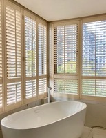 Volets en PVC ajustables économiques et persiennes en PVC pour la décoration intérieure