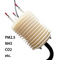 Station météo compacte avec capteur de gaz, intégrée CE RoHS RS485, pour la mesure du CO2, de la température de l'air, de l'humidité, de la vitesse et de la direction du vent, PM2.5, PM10