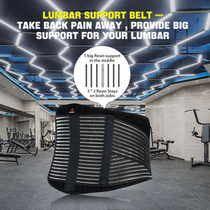 Geri Brace bel desteği destek kemeri alt sırt ağrısı rahatlama, ağırlık kaldırma, ev temizleyici, erkekler ve kadınlar için sıkıştırma kemeri - Product Image 5