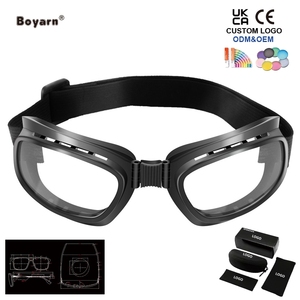 <span class=keywords><strong>Gafas</strong></span> de Motocicleta Plegables Vintage Boyarn, <span class=keywords><strong>Gafas</strong></span> Antiviento, <span class=keywords><strong>Gafas</strong></span> de Esquí y Snowboard, <span class=keywords><strong>Gafas</strong></span> de Sol para Carreras en Carretera - Product Image 3