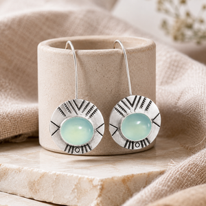 Orecchini Pendenti Verde Acqua per Donne, Stile Vintage Southwest, Accessori per Orecchie da Indossare Quotidianamente - Product Image 3