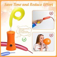 Pompe à ballons électrique longue portée pour décoration de fête d'anniversaire, ballons animaux torsadés, souffleur portable pour la maison