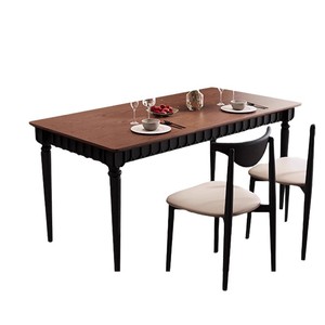 <b>Dining</b> <b>Table</b> And Chair Set 1.4m 1.6m Solid Wood Rectangular <b>Space</b> <b>Saving</b> <b>For</b> <b>Dining</b> Room - Product Image 3