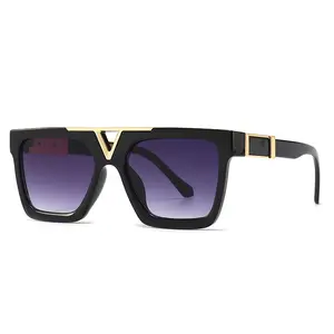 Custom Cat 3 UV400 Sunglasses Lunette De Soleil Vintage Square Sports Sunglasses Men