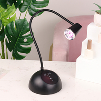 Lampe à ongles rechargeable de bureau, mini-séchoir 18W, lampe UV LED pour manucure, gel de construction pour extensions d'ongles