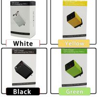 Adaptateur de charge rapide Type-C 80W en nitrure de gallium double A-C avec câble rétractable 80cm pour iPhone iOS et téléphone mobile Android