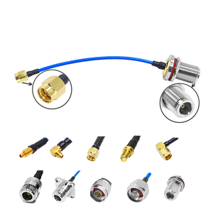 Connecteur mâle SMA vers prise femelle N, étanche, pour câble d'extension semi-flexible RG405 086, assemblage de câble pigtail - Product Image 1
