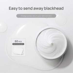 Tiras orgánicas para poros <span class=keywords><strong>de</strong></span> la nariz, máscara removedora <span class=keywords><strong>de</strong></span> espinillas con ácido salicílico y crema exfoliante para tratamiento <span class=keywords><strong>de</strong></span> poros <span class=keywords><strong>de</strong></span> aloe - Product Image 4