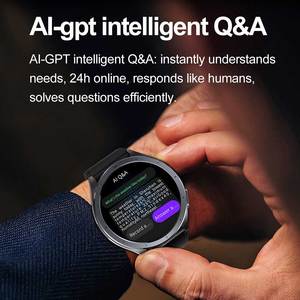 <span class=keywords><strong>Smartwatch</strong></span> AI ECG ET472 Unisex, Fitness Tracker <span class=keywords><strong>con</strong></span> Posizionamento, Monitoraggio Frequenza Cardiaca, Sonno e Fatica, Assistente AI, Impermeabile IP68 - Product Image 2
