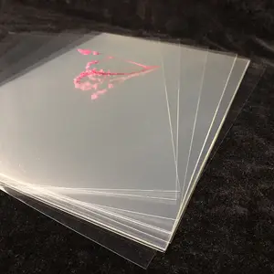 A3/A4 100 microns Transparent imprimable clair Polyester sérigraphie Film Pet jet d'encre Film pour la fabrication de plaques