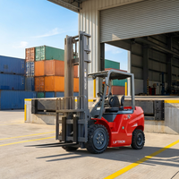 Forklift Listrik 2 Ton Liftron Baterai Lithium-Ion CPD20 Motor Magnet Permanen Ban Solid