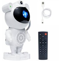 Projecteur d'étoiles astronaute en gros d'usine avec haut-parleur musical Bluetooth, télécommande et lampe de table LED pour anniversaire d'enfants