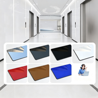 Nouveaux panneaux muraux en PVC à effet miroir rigide, panneaux en cristal de charbon de bambou, panneaux de plafond, panneaux décoratifs pour centre commercial, salle de sport, hall d'entrée