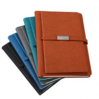 Carnet A5 en PU, couverture rigide, poche, boucle magnétique, ensemble de journal, cadeau d'affaires, logo personnalisé, vente en gros