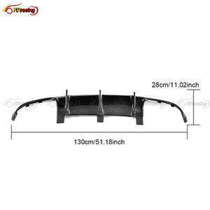 Vorstein Style diffuseur arrière en fibre de carbone pour Mercedes Benz c-class W204 <span class=keywords><strong>AMG</strong></span> C63 2008-2011 - Product Image 4