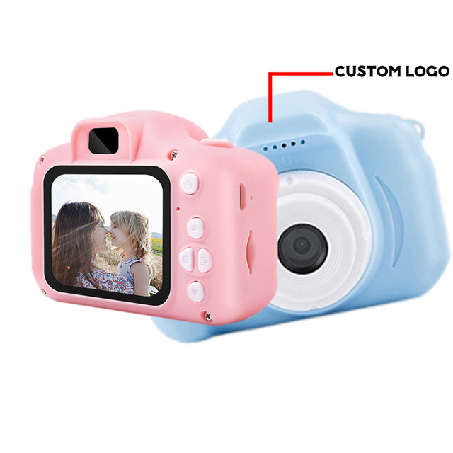 Hot Sale Kids Camera 1080P HD Mini Digital Camera MOS 800MP 120 Wide Angle Rechargeable 2.0" Screen Children's Gift Cartoon