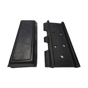 Rubber track pads for chain type asphalt paver rubber crawler track pad