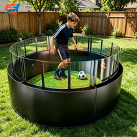 Machine de jeu interactive de simulation de football pour le défi du cercle de football, avec jeu de vitesse de réaction et de rapidité de mouvement