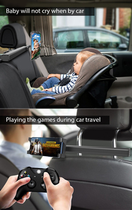 Soporte para Teléfono <span class=keywords><strong>y</strong></span> Tablet para Reposacabezas de Coche, 360° °   Soporte Ajustable <span class=keywords><strong>y</strong></span> Retráctil para Asiento Trasero para Dispositivos de 4.7-<span class=keywords><strong>11</strong></span> Pulgadas, Esenciales de Viaje para Niños - Product Image 3