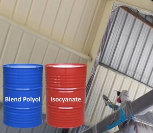 Poliuretano de Dos Componentes, Mezcla Polimérica MDI, Poliol Líquido Ignífugo en Aerosol para Aislamiento por Inyección, Celda Cerrada, Súper Grado - Product Image 3