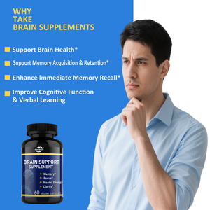 Oem פרטי תוויות פרטיות תמיכה המוח תוספת כמוסות nootropic טבעי עבור זיכרון, מיקוד & בהירות מנטלית 60 כובעים טבעונים - Product Image 3