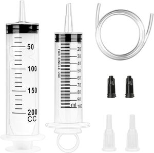 <span class=keywords><strong>Jeringa</strong></span> de Plástico <span class=keywords><strong>con</strong></span> Aguja - Dispositivo de Perfusión Extra Grande para Alimentación Veterinaria, Enema Nasogástrico y Dispensación - Product Image 1