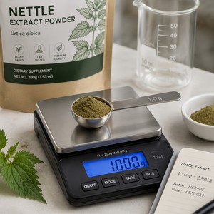 Extracto de Hoja Herbal Natural en Polvo Verde, Grado Alimenticio, Polvo Fino Puro (80-120 Mallas), Relación 10:1, Envasado al Vacío para Reparación Celular - Product Image 6