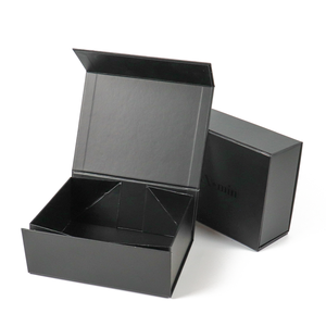 <strong>Custom</strong> <strong>Black</strong> Medical Packaging <strong>Flower</strong> Paper <strong>Box</strong> Large Luxury Magnetic Flap Gift <strong>Box</strong> - Product Image 3