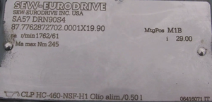 Moteur réducteur industriel SEURODRIVE SA47 SA57/T DRN90S4 à engrenages hélicoïdaux, vente chaude - Product Image 4