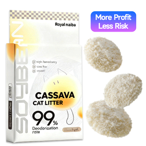 100% प्राकृतिक रेत उच्च गुणवत्ता वाले मजबूत थक्के धूल मुक्त मकई कैसावा बिल्ली - Product Image 3