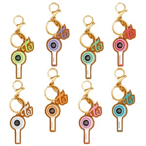 IFun Halloween Cartoon Anime Design Plastic Stainless Steel Digital Photo Lightweight Pendant Keychain Fashion LOVELYS <span class=keywords><strong>MOMO</strong></span> - Product Image 2