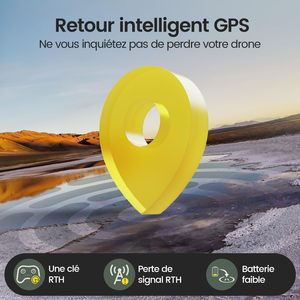 Pietra sacra HS175G 4K GPS Drone EIS pieghevole FPV Quadcopter principianti motore Brushless 4 assi seguimi volo circolare plastica - Product Image 6