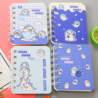 Cuaderno Espiral de la Serie de Flores de Dibujos Animados, Papelería para Estudiantes, Mini Portátil A7, Espiral, 80 Hojas, Cuaderno Pequeño Sanrio para Aprender