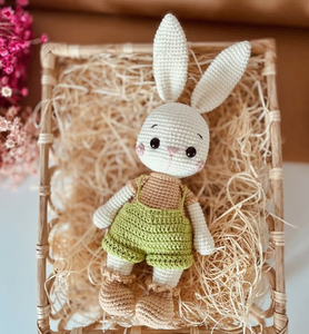 Lait coton matériel fil main Crochet lapin enfants jouets Logo personnalisé et couleur <span class=keywords><strong>yeux</strong></span> <span class=keywords><strong>de</strong></span> <span class=keywords><strong>sécurité</strong></span> pour enfants <span class=keywords><strong>Amigurumi</strong></span> lapin jouets - Product Image 3