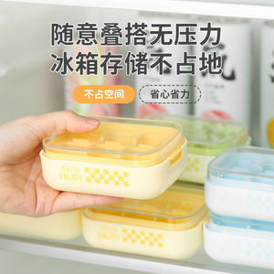 Enjoy Ice Cube Tray Square With Lid For DIY Food Freezing Storage PP TPE AS Material - Product Image 4