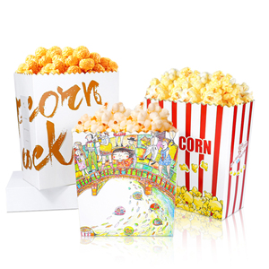 Zjpack Tái Chế Bỏng Ngô Xô 64 Oz Giấy Bỏng Ngô Hộp Cho Đảng Và Phim Đêm Tùy Chỉnh Thiết Kế Giấy Bỏng Ngô Cốc - Product Image 6