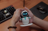 Eilik - Compagnon robot émotionnel pour personnes âgées et adolescents, fonctionnement silencieux (<30dB), batterie de 5 jours