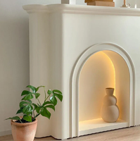 Meuble de rangement décoratif de style nordique simple, cheminée française, salon, entrée, chambre à coucher, étagères