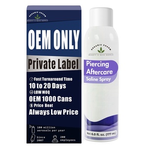 Xịt nước muối vô trùng để xỏ lỗ tai mũi-Chăm sóc sau trang điểm vĩnh viễn khuyến khích phục hồi và giảm sẹo lồi - Product Image 1