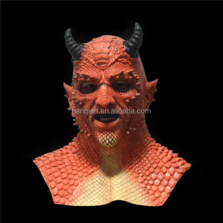 Hot Sale Handgemaakte Art Design Realistische Full Head Dierfiguur Masker Van Hoge Kwaliteit Natuurlijke Latex Zacht Voor Volwassen Feest Horror Masker