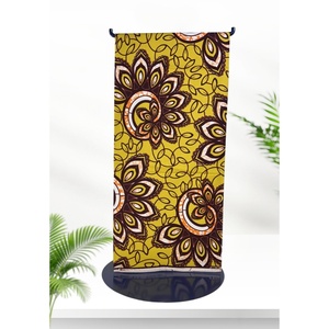 Tela de Organza Africana 100% Algodón Puro con Estampado Batik, 6 Yardas por Pieza para Bolsos, Camisas y Ropa de Niñas - Product Image 6