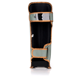 High Quality Cow Hide Leather Shin Guard Custom Logo Leg Guards and Warmers Wholesale Leather Shin Guards Customized OEM Service - Product Image 3