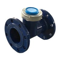 Woltmann Water Meter DN125 125mm Cast Iron Flange Industrial Water Flow Meter for Commercial Use