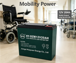 Wartungsfreie Elektrofahrräder/E-Scooter Elektrische Rollstühle 6 <span class=keywords><strong>DZM</strong></span> <span class=keywords><strong>20</strong></span> 12V 20Ah DZM12V20AH Blei-Säure-Batterie Wiederaufladbar - Product Image 1