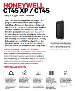 CT45 CT45XP PDA อุตสาหกรรมสำหรับการจัดการคลังสินค้า โลจิสติกส์ และบริการภาคสนาม - Product Image 1