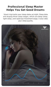 Anillo inteligente 심박수 모니터 피트니스 트래커 스마트 링 건강 혈액 산소 모니터 수면 모니터 링 스마트 - Product Image 6