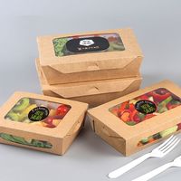 Özel Kraft Burger kutusu patates kızartması Hot Dog kızarmış tavuk Hamburger UV avantajı ofset baskı altın folyo yiyecek kutusu