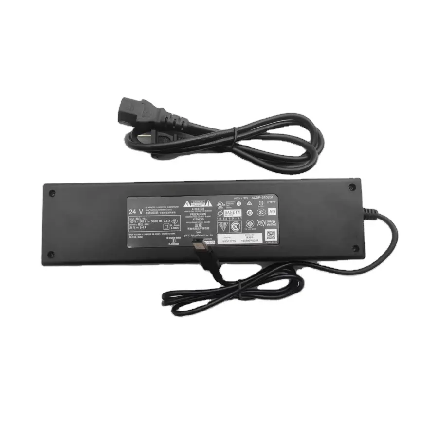RingTeam 24V9.4A LCD TV Cable adaptador de corriente adecuado para Sony 100-240V/50-60Hz cargador ACDP-240E01 E02